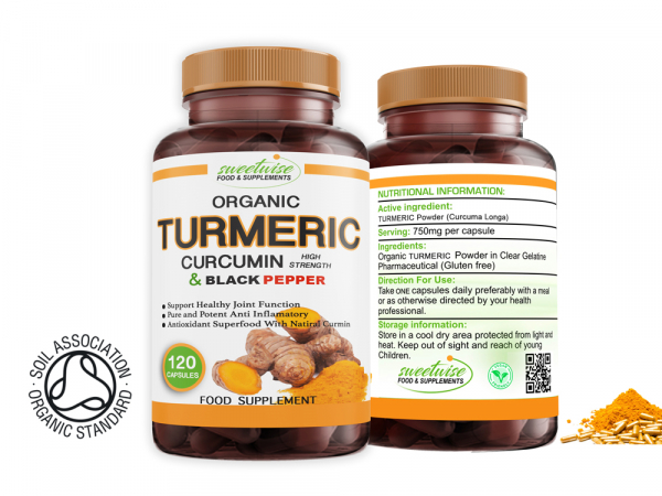 Turmeric Curcumin, Ginger and Black Pepper