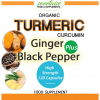 Turmeric Curcumin, Ginger and Black Pepper
