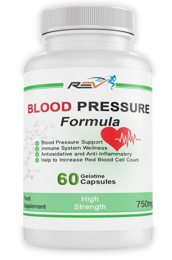 Blood Pressure Formula Black Seed, Bitter Leaf Moringa 60 Capsules Pure