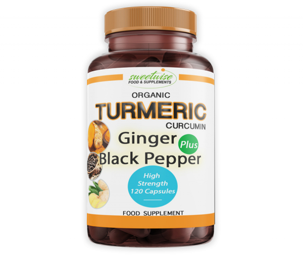 Turmeric Curcumin, Ginger and black Pepper