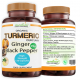Turmeric Curcumin, Ginger and black Pepper