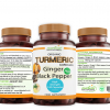 Turmeric Curcumin, Ginger and black Pepper